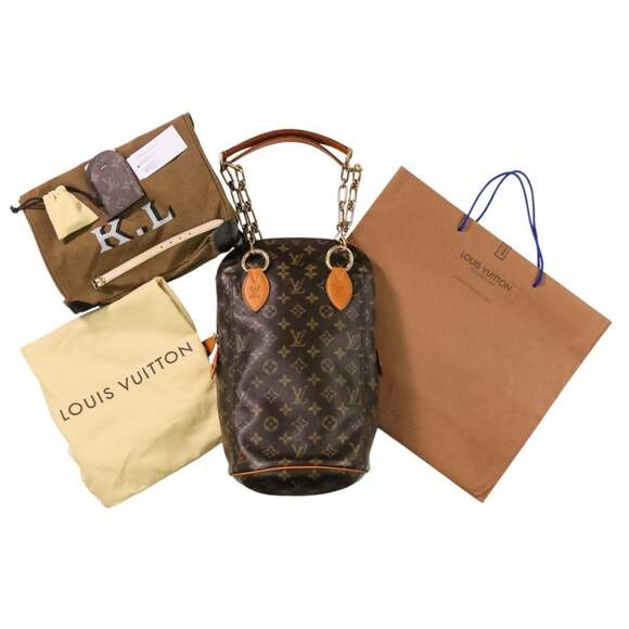 LOUIS VUITTON Louis Vuitton x Karl Lagerfeld Monogram Baby Punching Shoulder ... - Picture 14 of 14